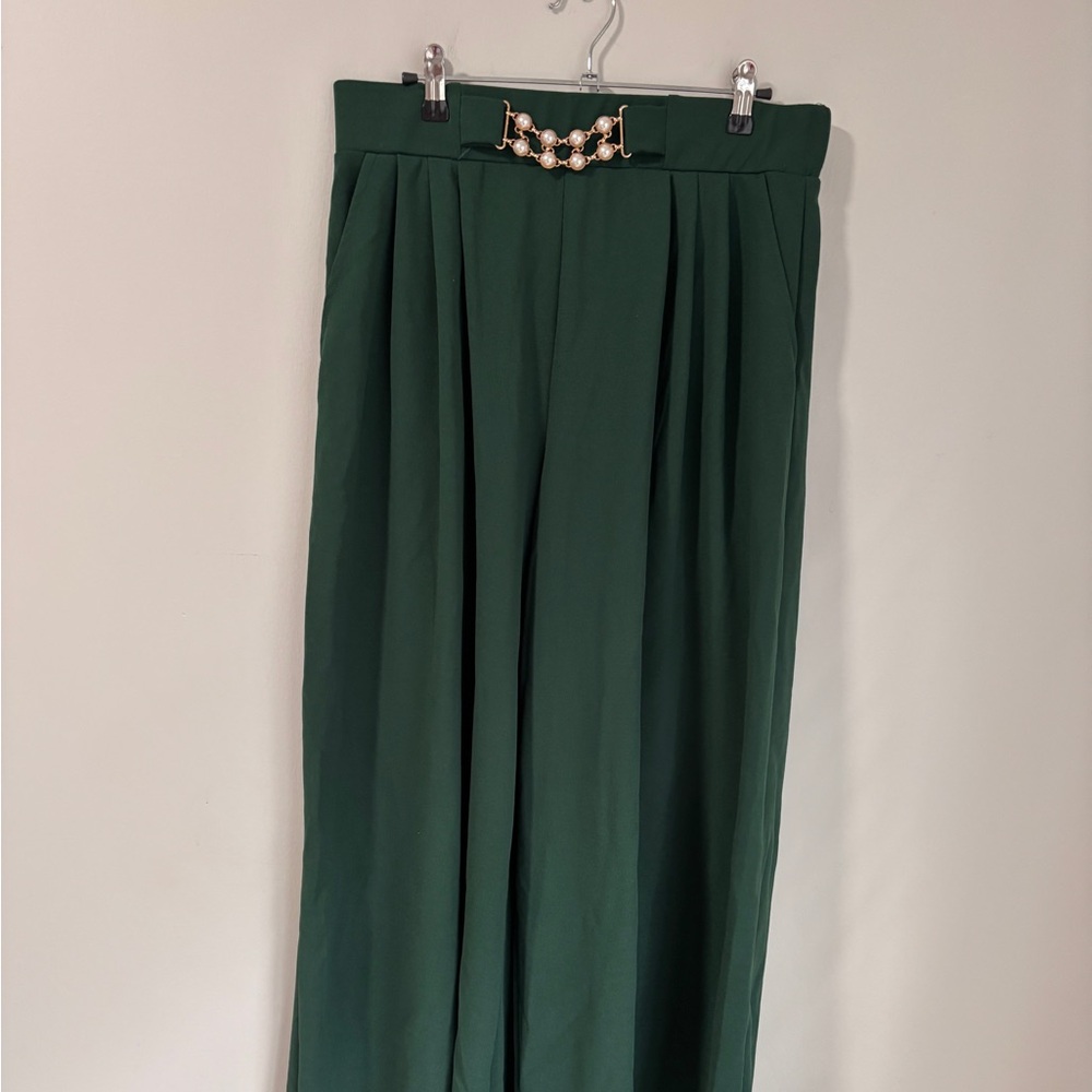 Harper Green Wide Leg Pants.